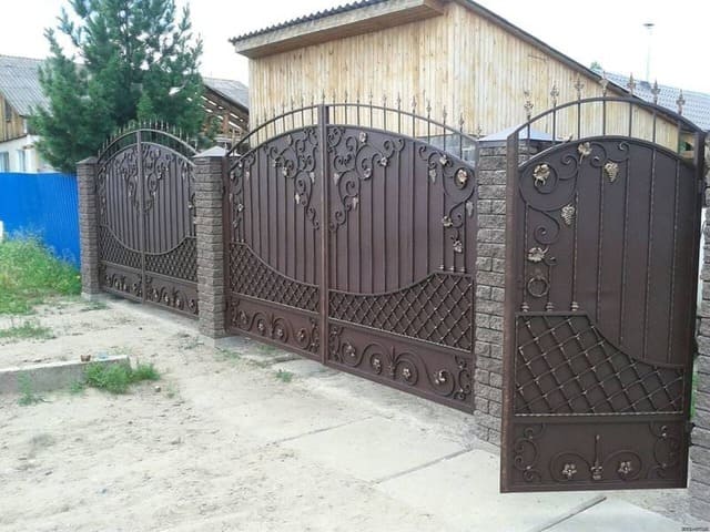 кованые и сварные ворота Троицк
